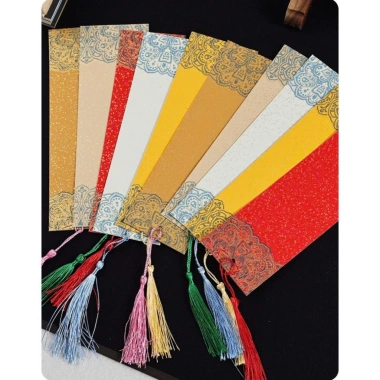 Set 10 giấy xuyến viết thư pháp 7×21cm kèm tua rua treo trang trí giá ưu đãi 49.000₫ 8