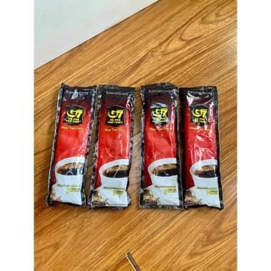 Set 10 gói cà phê G7 hòa tan đen 30g dùng trên máy bay - giảm còn 67.500đ