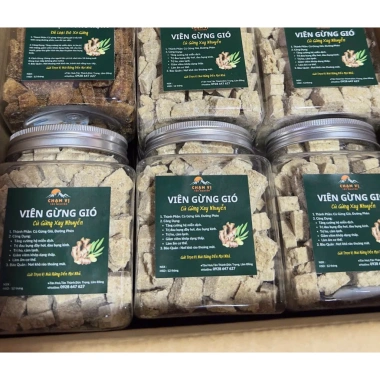 Set 10 hũ 300g Viên Gừng, Viên Ngậm, Trà Gừng Gió – Vị Tây Nguyên, Thơm Cay Ấm Lòng, Giá 799.000₫