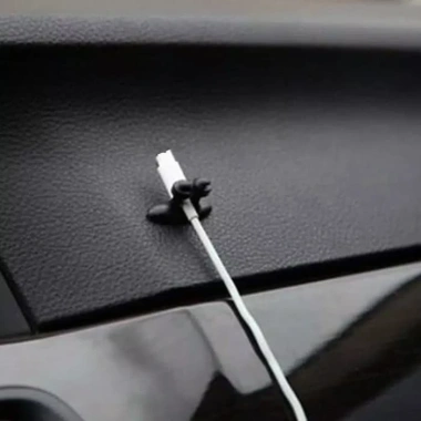 Set 10 Kẹp Giữ Dây Cáp Sạc và Tai Nghe HP - Dễ Gắn Bảng Điều Khiển Xe Hơi