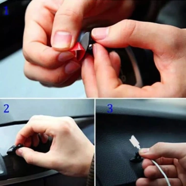 Set 10 Kẹp Giữ Dây Cáp Sạc và Tai Nghe HP - Dễ Gắn Bảng Điều Khiển Xe Hơi 4 Set 10 Kẹp Giữ Dây Cáp Sạc và Tai Nghe HP - Dễ Gắn Bảng Điều Khiển Xe Hơi 4