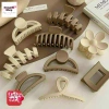 Set 10 kẹp tóc càng cua size to - Siêu bền, giữ tóc chắc, giảm giá 15.000₫ 2