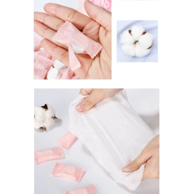 Set 10 khăn giấy nén dạng viên kẹo - Khăn ướt du lịch tiện lợi, chỉ 16.000₫