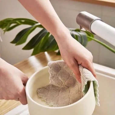 Set 10 khăn lau 2 mặt đa năng thấm hút nhanh - Siêu mềm, giá ưu đãi 29k 3