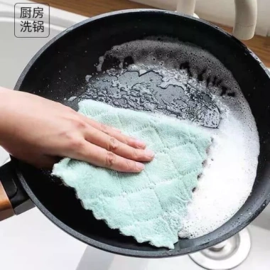 Set 10 khăn lau 2 mặt đa năng thấm hút nhanh - Siêu mềm, giá ưu đãi 29k 4