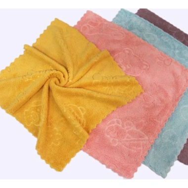 Sét 10 khăn lau đa năng hình gấu 25x25cm siêu mềm - Giá chỉ 9.900đ khuyến mãi