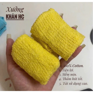 Sét 10 khăn lau đa năng vuông màu vàng 28x28cm - Thấm hút nhanh, dùng cho bếp, bàn, ghế, giá 31.500đ 2 Sét 10 khăn lau đa năng vuông màu vàng 28x28cm - Thấm hút nhanh, dùng cho bếp, bàn, ghế, giá 31.500đ 2