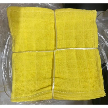 Sét 10 khăn lau đa năng vuông màu vàng 28x28cm - Thấm hút nhanh, dùng cho bếp, bàn, ghế, giá 31.500đ