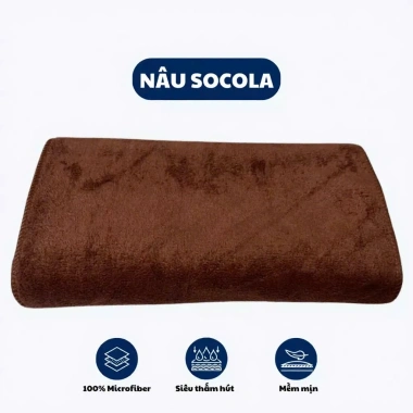 Set 10 Khăn Microfiber 30x50cm - Thấm hút tốt, độ bền cao, dùng rửa mặt, nail spa, rửa xe - Giá chỉ 38.900đ 4