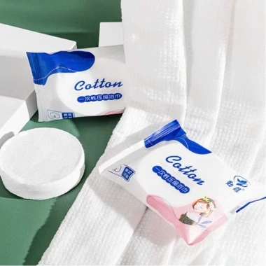 Set 10 Khăn Tắm Viên Nén Du Lịch 70x140cm Cotton Mềm Mịn Không Kích Ứng 21.100 VND