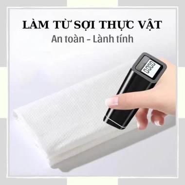 Set 10 Khăn Tắm Viên Nén Du Lịch 70x140cm Cotton Mềm Mịn Không Kích Ứng 21.100 VND