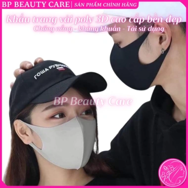 Set 10 khẩu trang vải poly 3D cao cấp màu trơn, bền đẹp, chống nắng bụi, tái sử dụng - 16.000₫ 9 Set 10 khẩu trang vải poly 3D cao cấp màu trơn, bền đẹp, chống nắng bụi, tái sử dụng - 16.000₫ 9
