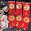 Set 10 lì xì năm mới Tết 2.026 Bính Ngọ - Bao lì xì đỏ 3D chữ thư pháp Xuân Phát Tài Phúc Lộc Thọ, 19.000₫