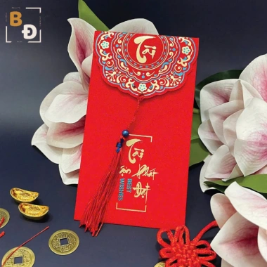 Set 10 Lì Xì Năm Mới Tết 2.026 Xuân Bính Ngọ - Bao Lì Xì Hỷ Đỏ Chữ Thư Pháp Phúc Tài Lộc Giá 19.800 VND 5