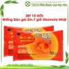 Sét 10 miếng Dán giữ ấm Okamoto Nhật - 7 giờ liên tục, giá chỉ 108.000₫