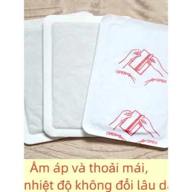 Set 10 miếng dán giữ nhiệt chuột, túi sưởi ấm giảm đau bụng kinh - Giá 34.000đ 8