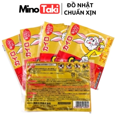 Set 10 miếng giữ nhiệt Kairo - Giữ ấm 16h, Chuẩn Nhật, Giá chỉ 69.000đ