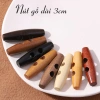 Set 10 nút gỗ 3cm 2 lỗ đa màu - Trang trí áo, túi xách, mũ nón, chỉ 20.000 VND