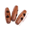 Set 10 nút gỗ 3cm 2 lỗ đa màu - Trang trí áo, túi xách, mũ nón, chỉ 20.000 VND 5
