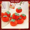 Set 10 Quả Hồng Giấy + Dây Treo, Trang Trí Tết, Lồng Đèn, Chụp Ảnh - Giá 32.000đ 2