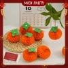 Set 10 Quả Hồng Giấy + Dây Treo, Trang Trí Tết, Lồng Đèn, Chụp Ảnh - Giá 32.000đ 3