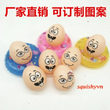 Set 10 quả trứng gà giả nhựa trắng mô hình chuồng ấp, dạy vẽ, giá 13.000đ