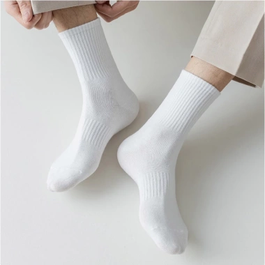 Sét 10 Tất vớ nam nữ cổ cao trung cổ, trắng đen, cotton dệt kim, giá chỉ 28.000 VND 3 Sét 10 Tất vớ nam nữ cổ cao trung cổ, trắng đen, cotton dệt kim, giá chỉ 28.000 VND 3