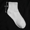 Sét 10 Tất vớ nam nữ cổ cao trung cổ, trắng đen, cotton dệt kim, giá chỉ 28.000 VND 7