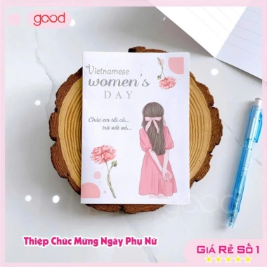 Set 10 thiệp chúc mừng 8/3 20/10 siêu xinh, thiết kế dễ thương 16x13cm giá 29.000 7 Set 10 thiệp chúc mừng 8/3 20/10 siêu xinh, thiết kế dễ thương 16x13cm giá 29.000 7