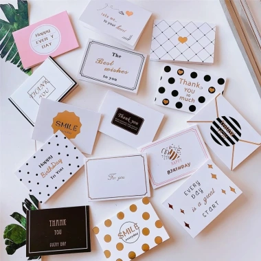 Set 10 Thiệp Chúc Mừng - Thiệp Sinh Nhật, Lễ, Cảm Ơn, Quà Tặng Giá 22.000 VNĐ 3