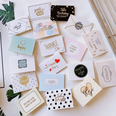 Set 10 Thiệp Chúc Mừng - Thiệp Sinh Nhật, Lễ, Cảm Ơn, Quà Tặng Giá 22.000 VNĐ 5