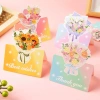 Set 10 thiệp hoa 3D xinh - quà tặng 8/3, 20/10, sinh nhật, tốt nghiệp, thiệp chúc, 18.000đ