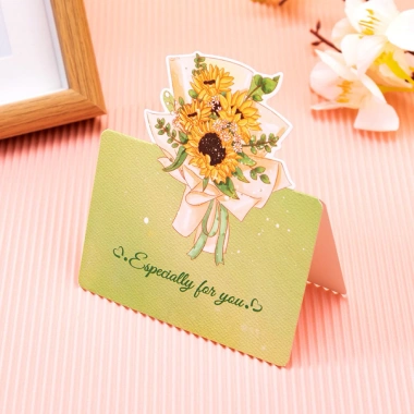 Set 10 thiệp hoa 3D xinh - quà tặng 8/3, 20/10, sinh nhật, tốt nghiệp, thiệp chúc, 18.000đ 8