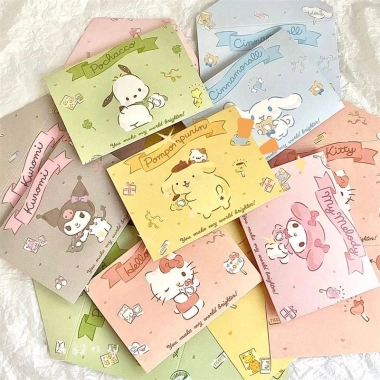 Set 10 Thiệp Sanrio Gói Card Tặng Quà Chúc Sinh Nhật Dễ Thương - 10.900đ 4 Set 10 Thiệp Sanrio Gói Card Tặng Quà Chúc Sinh Nhật Dễ Thương - 10.900đ 4