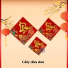 Set 10 tờ chữ dán Tết, dừa hấu, trái cây, bàn thờ, giá 22.000đ, đa dạng mẫu 2