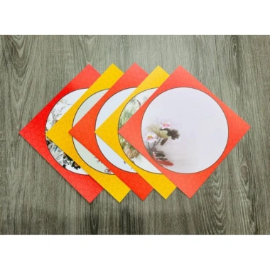 Sét 10 tờ giấy viết thư pháp đủ mẫu đủ kích thước - giá chỉ 15.000đ, không kèm trục treo 6