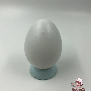 Set 10 trứng gà giả nhựa trắng - mô hình chuồng ấp trứng, dụng cụ dạy học vẽ hình, giá ưu đãi 14.000 VND