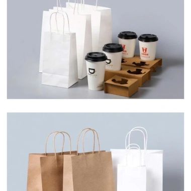 Set 10 túi giấy đựng quà sang trọng - túi quà cảm ơn, túi mỹ phẩm, giảm 20%