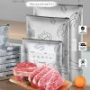 Set 10 Túi Giữ Tươi Khóa Kéo Lá Nhôm Dày Dặn Tái Sử Dụng Bảo Quản Thực Phẩm Tủ Đông 2