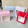 Set 10 Túi Hộp Giấy Mặt Kính Mica Quai Nhựa Chắc Chắn – Quà Tết, Valentine, Sinh Nhật Giá Ưu Đãi 4