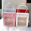 Set 10 Túi Hộp Giấy Mặt Kính Mica Quai Nhựa Chắc Chắn – Quà Tết, Valentine, Sinh Nhật Giá Ưu Đãi 8