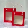 Set 10 Túi Hộp Giấy Mặt Kính Mica Quai Nhựa Chắc Chắn – Quà Tết, Valentine, Sinh Nhật Giá Ưu Đãi 9