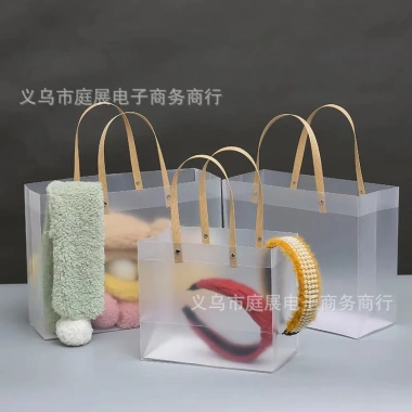 Sét 10 Túi Mica Ngang 27x36x11cm - Túi Nhựa Trong Suốt Chống Thấm Nước, Đựng Quà Tặng Giá 95.000đ 3