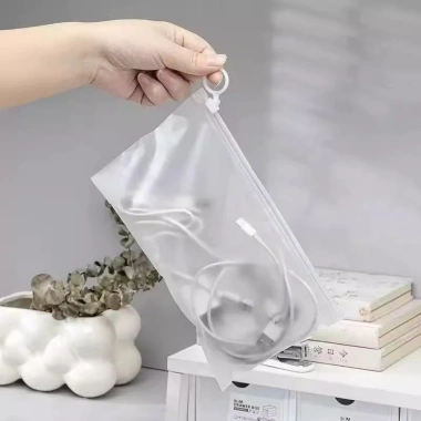 Set 10 túi zip trong đựng đồ dùng tiện ích có móc treo - Giá 32.900₫, tiết kiệm