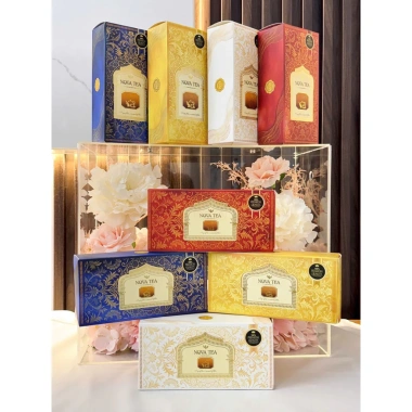 Set 10 vỏ hộp đựng trà, kẹo, nho, táo - mẫu mới 2.026, đủ màu, lý tưởng đóng giỏ quà Tết 5