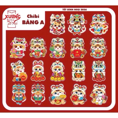 Set 100 Bao Lì Xì Chibi Bính Ngọ Dễ Thương Cao Cấp Ánh Kim Phản Quang Lấp Lánh 55.000₫ 4 Set 100 Bao Lì Xì Chibi Bính Ngọ Dễ Thương Cao Cấp Ánh Kim Phản Quang Lấp Lánh 55.000₫ 4
