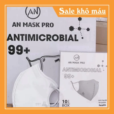 Set 100 chiếc khẩu trang N99 6D An Mask 5 lớp kháng khuẩn - Giá chỉ 55.000 VND