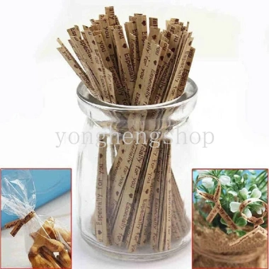 Set 100 Dây Buộc Túi Bánh Kẹo 10cm Xinh Xắn - Giá ưu đãi 24.750 VND