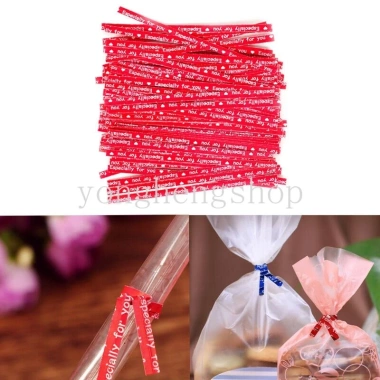 Set 100 Dây Buộc Túi Bánh Kẹo 10cm Xinh Xắn - Giá ưu đãi 24.750 VND 5 Set 100 Dây Buộc Túi Bánh Kẹo 10cm Xinh Xắn - Giá ưu đãi 24.750 VND 5