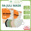 Set 100 khẩu trang 9A JULI 5 lớp form to Chống nắng UV, khói bụi, bảo vệ mặt, 72.000đ